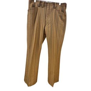 Vintage Mens Haggar Slacks 1960s Disco 36 MCM Pattern Retro Dadcore Dress Pants